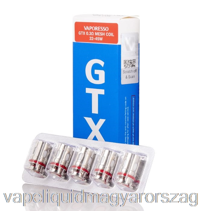 Vaporesso Gtx Cseretekercsek 0,3 Ohm Gtx Hálós Tekercsek Vape Pen